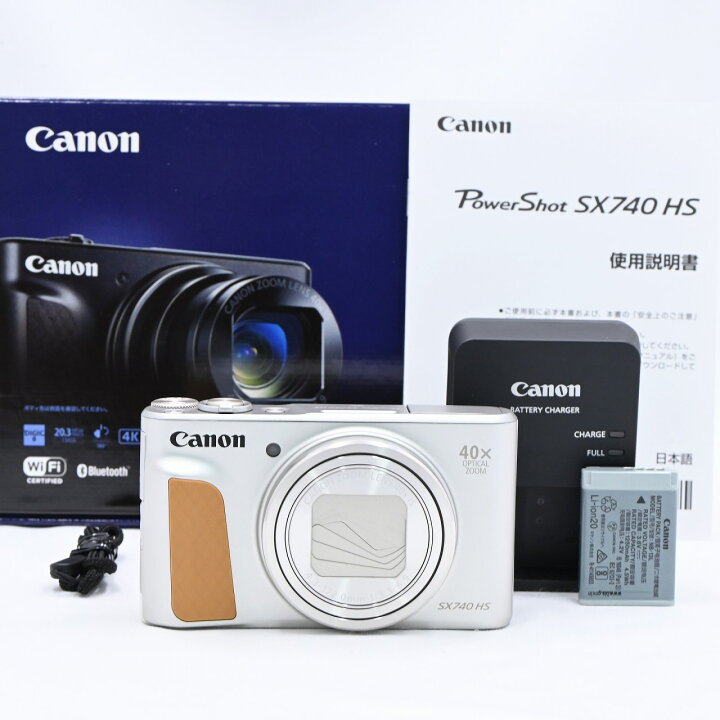 楽天市場】キヤノン Canon PowerShot SX740 HS シルバー コンパクト 