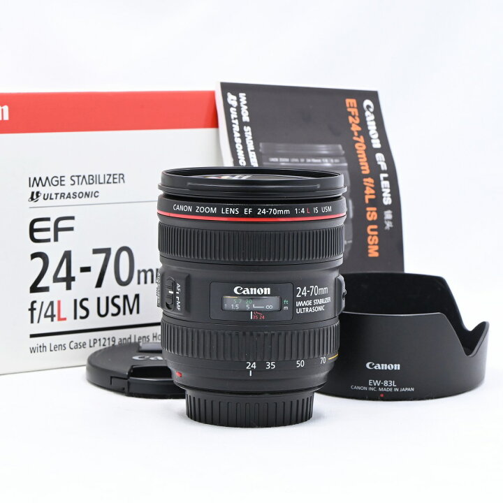 楽天市場】キヤノン Canon EF24-70mm F4L IS USM 交換レンズ【中古  
