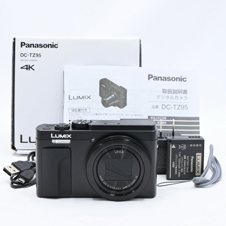 楽天市場】パナソニック Panasonic LUMIX DC-TZ95-K ブラック 