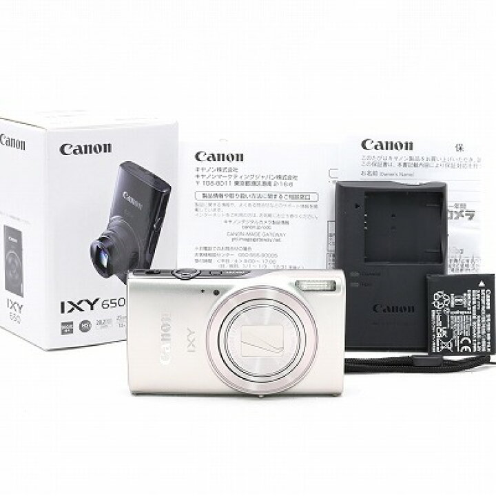 楽天市場】Canon キヤノン IXY 650 シルバー コンパクトデジタルカメラ  