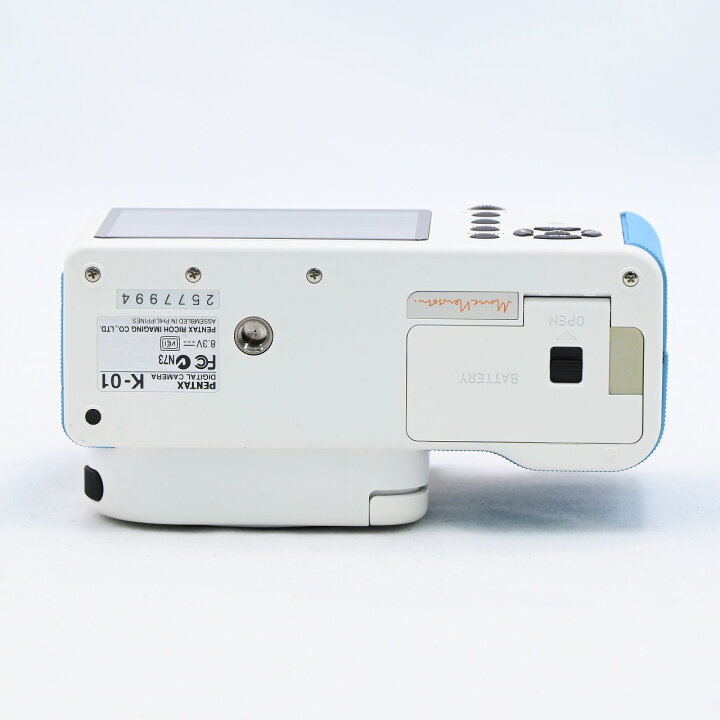 楽天市場】ペンタックス PENTAX K-01 ボディ ホワイト×ブルー ミラー 