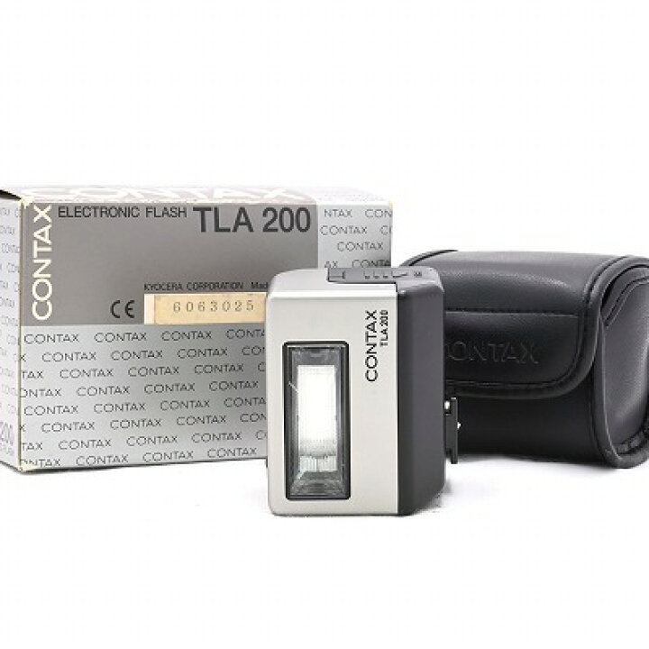 楽天市場】CONTAX コンタックス TLA200 ストロボ クローム アクセサリ 