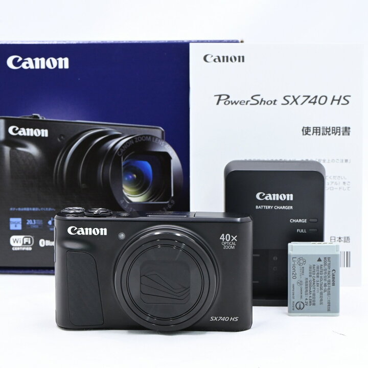 楽天市場】キヤノン Canon PowerShot SX740 HS ブラック コンパクト 