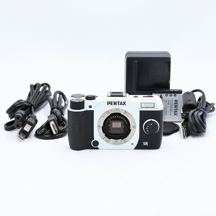 楽天市場】PENTAX ペンタックス Q10 ボディ ホワイト/ブラック ミラー  