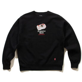 【Acapulco Gold/アカプルコゴールド】クルーネック スウェット/CAN CREW SWEAT SHIRT｜クルースウェット トレーナー ヘビーウェイト ストリート スケーター メンズ レディース ファッション