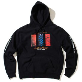 【Acapulco Gold/アカプルコゴールド】プルオーバーパーカー/NIGHT LIFE PULLOVER HOODED SWEATSHIRT AG FW22-12｜パーカー フード フーディー ストリート スケーター メンズ ファッション カジュアル