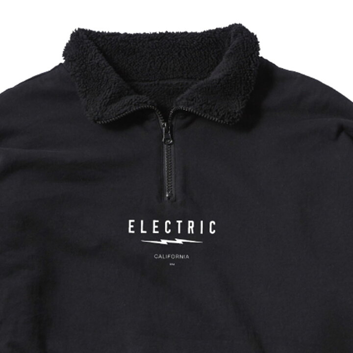 Clubhaus ELECTRIC リバーシブル ボア ハーフジップ スウェット メンズ