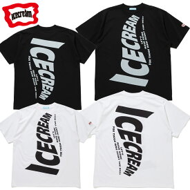 【ICECREAM/ アイスクリーム】Tシャツ 半袖 コットン/COTTON T-SHIRT ICECREAM ICEJP241T006｜ストリート スケーター メンズ ファッション
