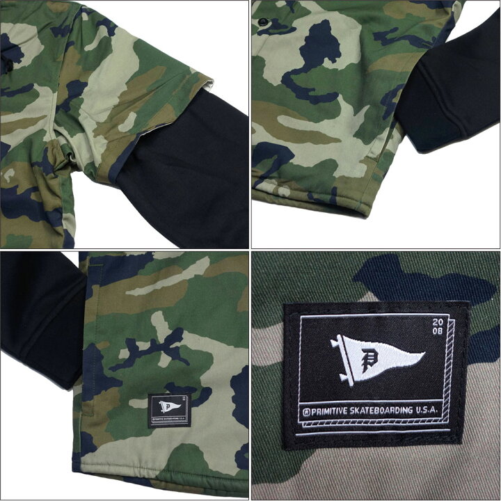 楽天市場】【Primitive/プリミティブ】ベースボールフーディー  