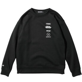 【reversal/リバーサル】クルーネック スウェット/MULTI LOGO BACK FLEECE CREW NECK rv22aw211 ｜トレーナー ストリート メンズ レディース 格闘技 ジム フィットネス