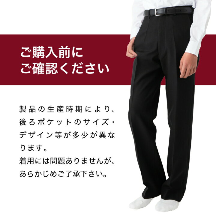 楽天市場】学生服 ズボン 通年用 全国学校標準 男子 制服 スラックス 