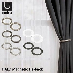 Umbra n }OleBbN^CobN HALO Magnetic Tie-back/J[e^bZ J[ez_[ }Olbg  ~` O J[e܂Ƃ ܂Ƃ߂ i  Vv  