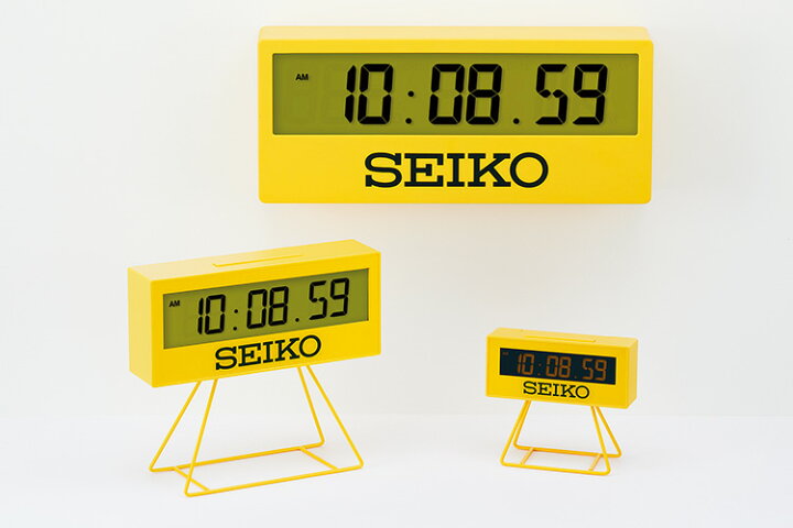 Amazon.co.jp: Seiko Clock SQ815Y Alarm Clock, Digital Mini Timer Clock,  Yellow, 3.7 x 4.1 x 1.8 inches (93 x 104 x 45 mm) : Home & Kitchen I349　SEIKO セイコー SQ815Y ミニスポーツタイマークロック 置時計 デジタル 電池式 イエロー　可動品