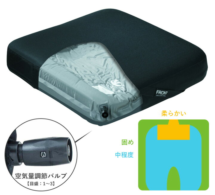 楽天市場】バリライト ソロPSV 車椅子用クッション｜高さ10cm 幅38cm 