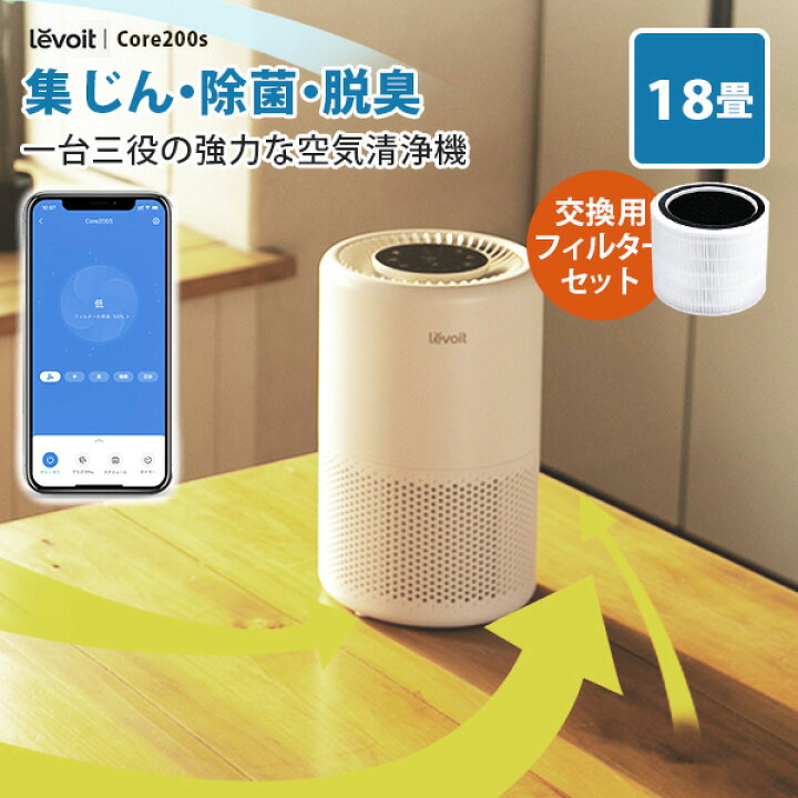 楽天市場】【1000円OFFクーポン】交換フィルターセット Levoit 