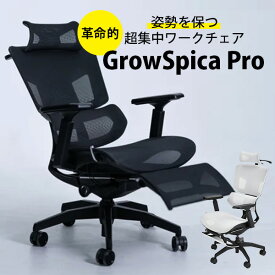 【1000円OFFクーポン対象】【ポイント10倍】姿勢を保つ超集中ワークチェア GrowSpica Pro グロウスピカ プロ ワーキングチェア ラシカル オフィスチェア 人間工学 多機能 リクライニング （RASI）【送料無料】【海外×】【代引き不可】【メーカー直送】【6/12】