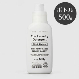 THE 洗濯洗剤（Think Nature） ボトル 500g The Laundry Detergent 洗濯用合成洗剤 綿 麻 化繊 ウール シルク生地の洗濯 ラベンダー精油配合 柔軟剤不要 敏感肌 赤ちゃん 肌着 エコ洗剤 すすぎゼロ 環境（NKGW）【海外×】【ポイント12倍】【5/29】【ASU】