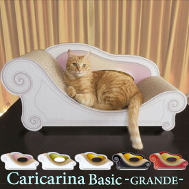 Caricarina Basic カリカリーナ ベーシック グランデ ネコ用 猫用 ねこ用 爪とぎ＆ベッド（ILL）【送料無料】【メーカー直送】【海外×】【代引き不可】