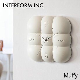 【1800円OFFクーポン】【電池おまけ付】壁掛け時計 Muffy ムフィ CL-4426 ウォールクロック インターフォルム INTERFORM 雲形 ふわふわ クラウドクロック おしゃれ かわいい 時計 北欧 掛け時計 アナログ時計 インテリア【送料無料】【：109】【着後L】
