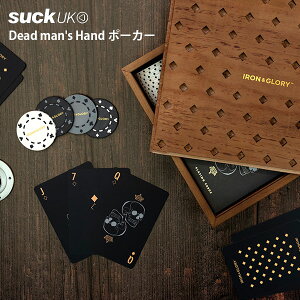 SUCK UK �|�[�J�[ �f�b�h�}���Y�n���h�b�J�W�m�Z�b�g �`�b�v �}�b�g Dead man's Hand �T�b�N���[�P�[ ��l�̂������� EntreX �g�����v �J�[�h�Q�[�� �{�i�I �{�[�h�Q�[�� �{�h�Q �J�W�m �f�B�[���[ 