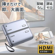 【2000円OFFクーポン】設置不要 即ミラーリング ワイヤレスHDMI 送受信機 セット Ilano LLANO-S850｜無線…