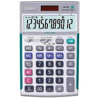 【外箱不良】CASIO製 ND-26S ソフトケース付 日本電卓技能検定協会推奨電卓 簿記検定推奨品
