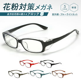 花粉メガネ 花粉対策 メガネ ゴーグル 花粉症対策 グッズ 花粉用 花粉 メガネ ゴーグル 防塵 UVカット ブルーライトカット