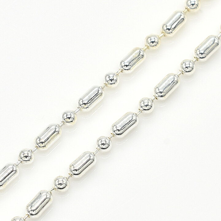 楽天市場】シルバー ネックレス 小判&ボールチェーン 1.5mm 50cm 