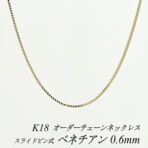 18金 ネックレス チェーン スライドピンの人気商品・通販・価格比較  