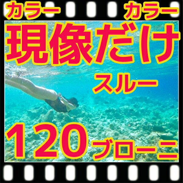 中判カメラ ブローニー 120 カラー ネガフィルム 現像　するだけ ＝ スルー（220は２本分）フジカラー 純正現像液