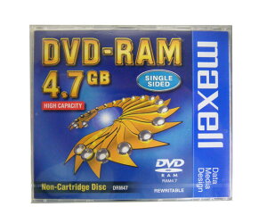 �y��A���z�}�N�Z�� ����Ԃ��L�^�p DVD-RAM ���f�B�A 4.7GB 1�� Maxell DRM47 1P
