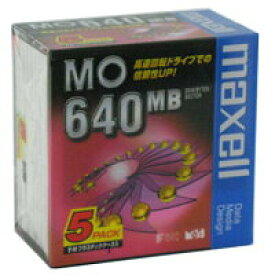 maxell 3.5型 MOディスク 640MB 5枚 アンフォーマット MA-M640 B1P5S