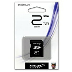HIDISC SDカード 2GB Speedy HDSD2GCLJP3　[4個までメール便OK]