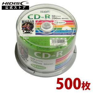 y500ZbgzCD-R 700MB 50Xsh 52{ Chv^u HIDISC HDCR80GP50 10Zbg
