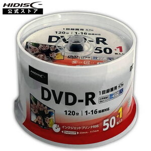 HIDISC ^pDVD-R HDDR12JCP51 CPRMΉ 16{Ή 51 ChΉnfW^ɍœKI