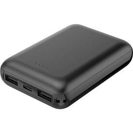 HIDISC 世界最小クラス 10000mAh モバイルバッテリー ブラック HD2-MBTC10000BK