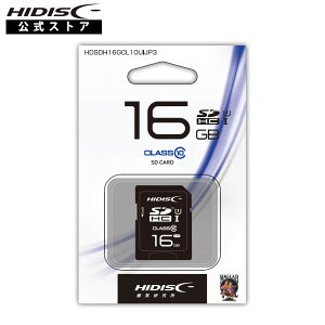 HIDISC SDHCJ[h 16GB CLASS10 UHS-1Ή g] Read70h HDSDH16GCL10UIJP3[4܂Ń[OK]