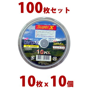 100܂Ƃߔ SuperX f[^EAiO^p 8cm DVD-R fBA 30 {Ή 10 SX DVR30 1XPW 10PS **