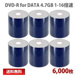 [6000枚セット] RITEK製 DVD-R メディア for DATA 1回記録用 データ用 4.7GB 1-16倍速 600枚×10箱 [返品交換不可]