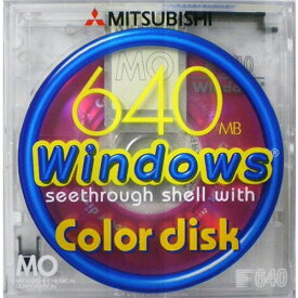 【アウトレット】 三菱化学メディア MOディスク 3.5インチ 640MB 1枚 Windowsフォーマット済 KR640W1NP**