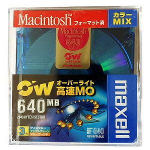 y3FJ[~bNXMOfBXNz}NZ { 3.5C` MOfBXN  640MB 3 MacintoshtH[}bg I[o[CgΉ ACXu[/AbvO[/}[S[h MAXELL RO-M640 MAC(M