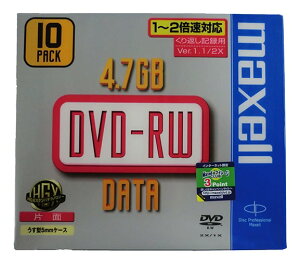 y100܂ƂߔzyAEgbgz}NZ f[^p DVD-RW 4.7GB ԂL^p 2{Ή 10×10pbN