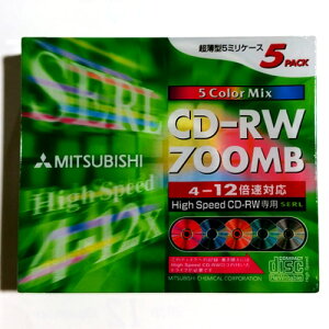 y150܂ƂߔzOHwfBA CD-RW 4-12{Ή 700MB J[~bNX 5×30pbN