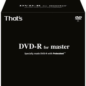 DVD-R for master { zUd Thatfs DVD-R fBA 10 DVD-R@f[^p@FnEZ~bNR[g**