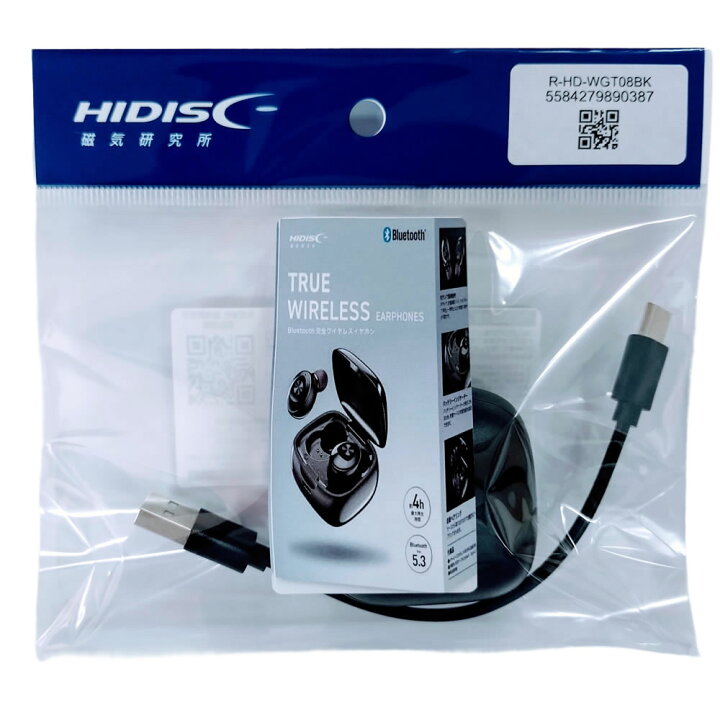 楽天市場】【リファービッシュ】 HIDISC 完全ワイヤレスイヤホン R-HD 