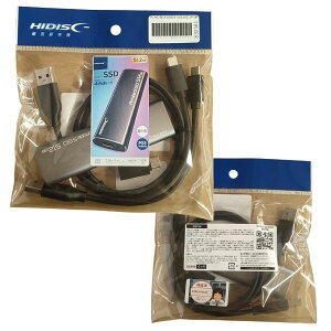HIDISC USB3.2 Gen2 Type-C�Ή��f�[�^/�^��p �|�[�^�u��SSD 512GB HD3EXSSD512G30CJP3R