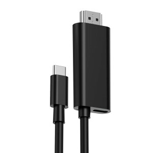 30%OFF�N�[�|���I10/26�܂ŁbHIDISC Type-C HDMI�~���[�����O�P�[�u�� 2m [�[�d�������\] HD-TCHD2MPDBK