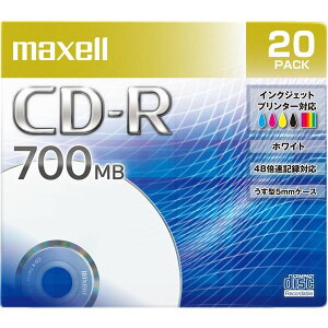 }NZ f[^p CD-R 700MB 48{ 1pbNi20j CDR700S.PNW.20S