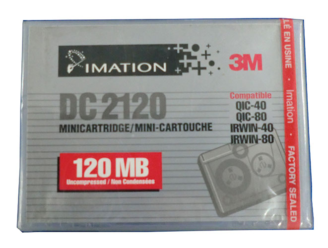 データカートリッジ アウトレット IMATION 3M QIC 大放出セール 1 mini DC2120P 120MB 4インチ 交換無料