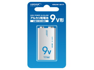 アルカリ乾電池 9V形1 本パック HD6LR61/9V1P